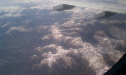 Snow on the Rockies