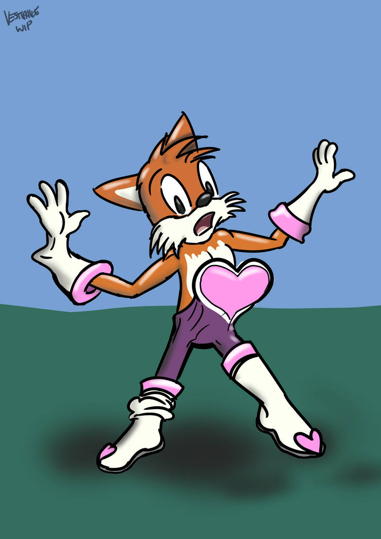 Tails In Rouge Outfit Old Stuff: Tails/Rouge WIP? (2018) by TrippingEther on DeviantArt