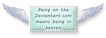 DA is heaven - stamp