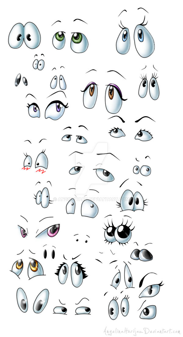 Cartoon Eyes Mix By AngiShyArt On DeviantArt cartoon-eyes-mix-by-angishyart-on-deviantart