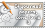 Papers needed - stamp