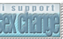Support sex change - stamp