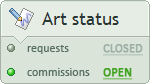 Requests, commissions - closed open by Angi-Shy