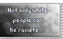 Racism - stamp