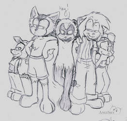 The Strays gang group pic