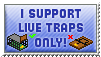 Support live traps - stamp