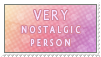 VERY nostalgic person - stamp by AngiShyArt