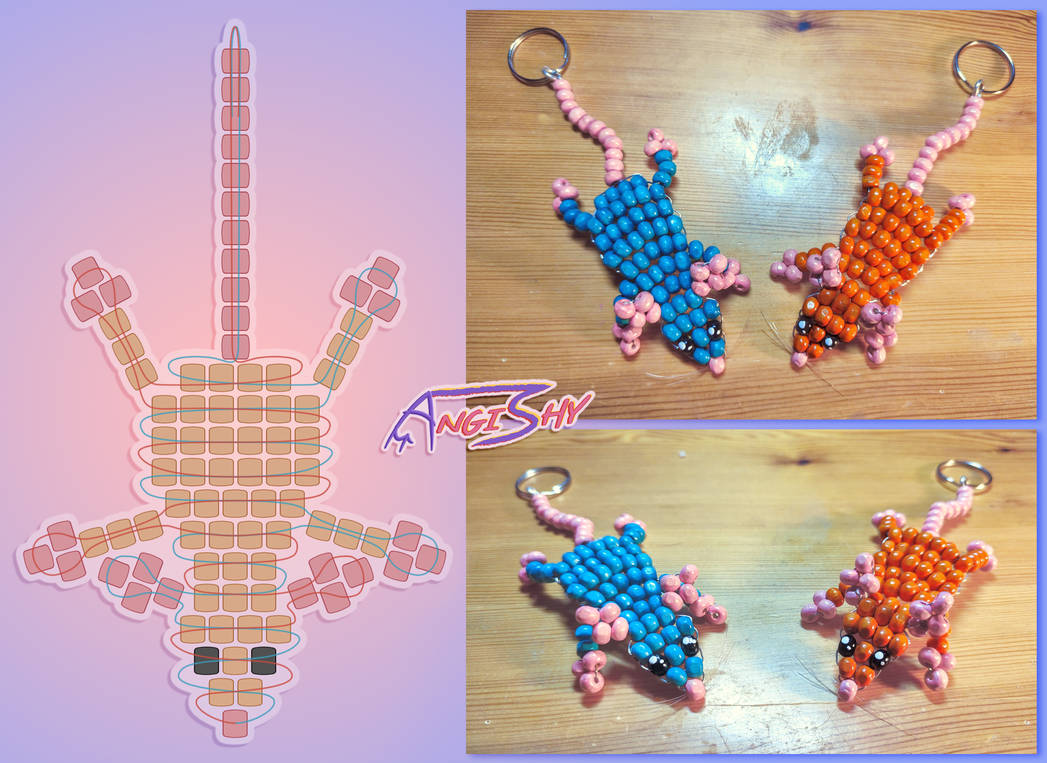 Rat Bead Lizard Pattern Beaded rat + template by AngiShyArt on DeviantArt