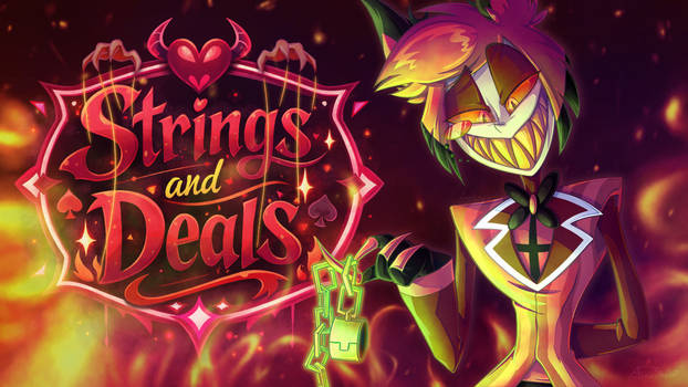 Strings and Deals - Hazbin Hotel fan song and art