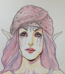 Watercolor elf
