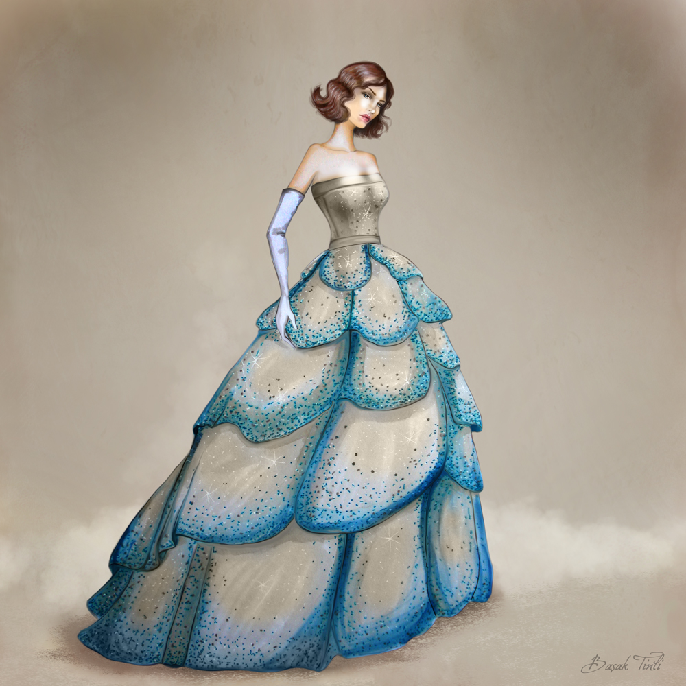 Christian Dior's Junon dress by BasakTinli on DeviantArt Christian Dior's Junon dress by BasakTinli on DeviantArt