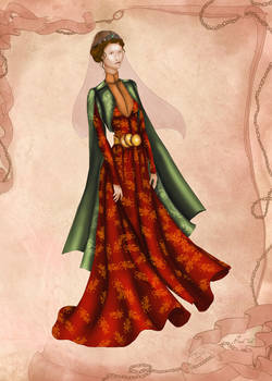 Ottoman Costume Fashion Illustration by BasakTinli