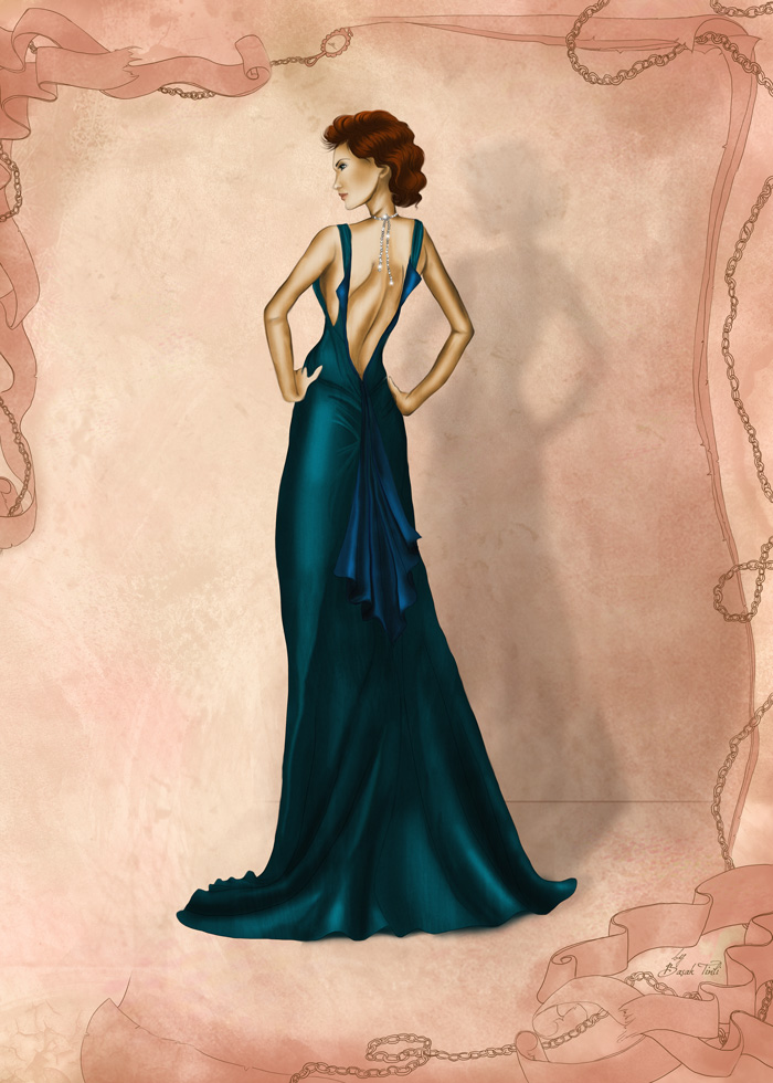 1930s Evening Dress by BasakTinli on DeviantArt 1930s Evening Dress by BasakTinli on DeviantArt