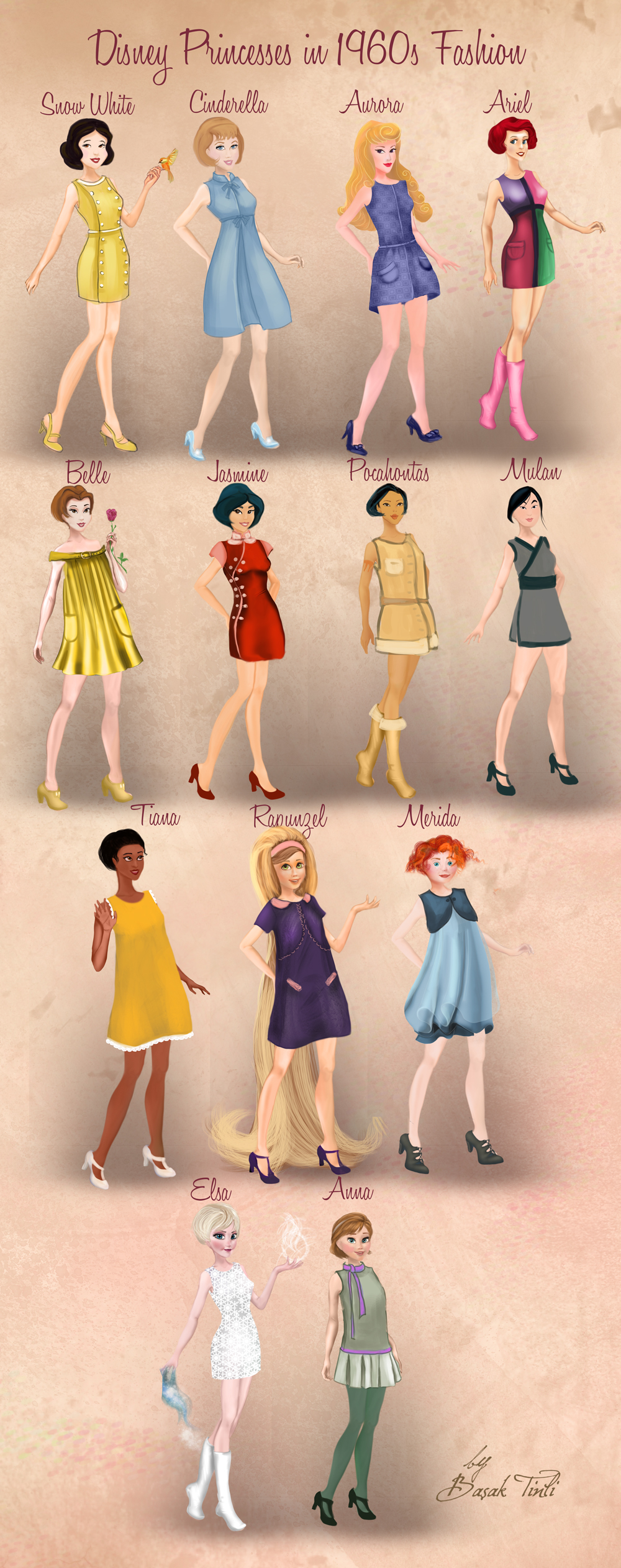 AzaleasDolls Pin Up Princess - Disney Ladies 01.01 by CheshireScalliArt on  DeviantArt