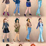 Disney Princesses in 1990s Fashion by Basak Tinli