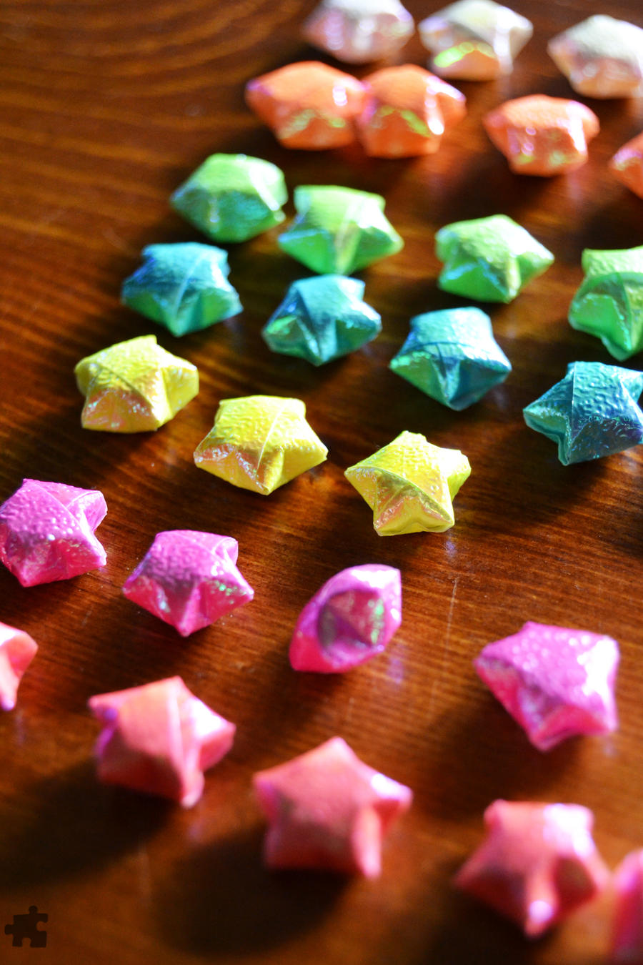 Origami lucky star