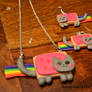 Nyan cat jewelry set