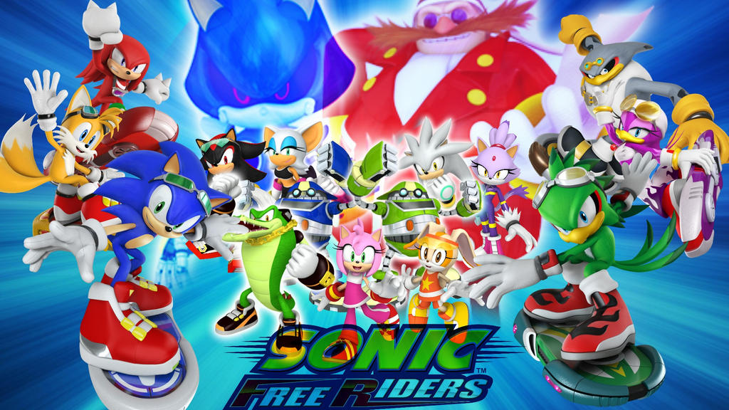 Sonic Free Riders Wallpaper by CosmicBlaster97 on DeviantArt