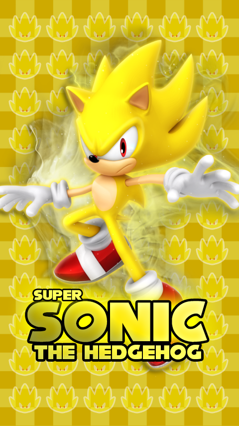 Super Sonic Phone Wallpaper