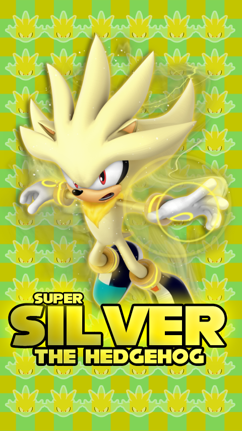 Super Silver The Hedgehog Phone Wallpaper