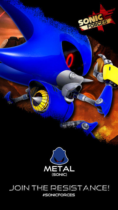 Metal Sonic Forces Styled Phone Wallpaper by CosmicBlaster97 on DeviantArt
