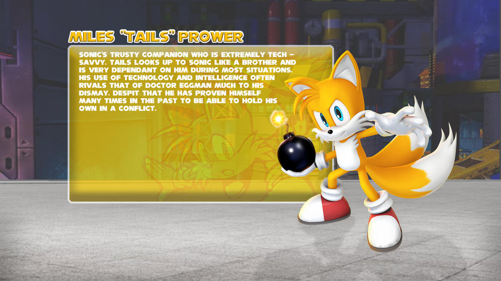 Tails Bio Tails Character Bio by CosmicBlaster97 on DeviantArt
