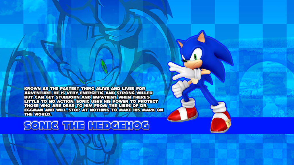 Sonic Bio Sonic Character Bio 1 (Remake) by CosmicBlaster97 on DeviantArt