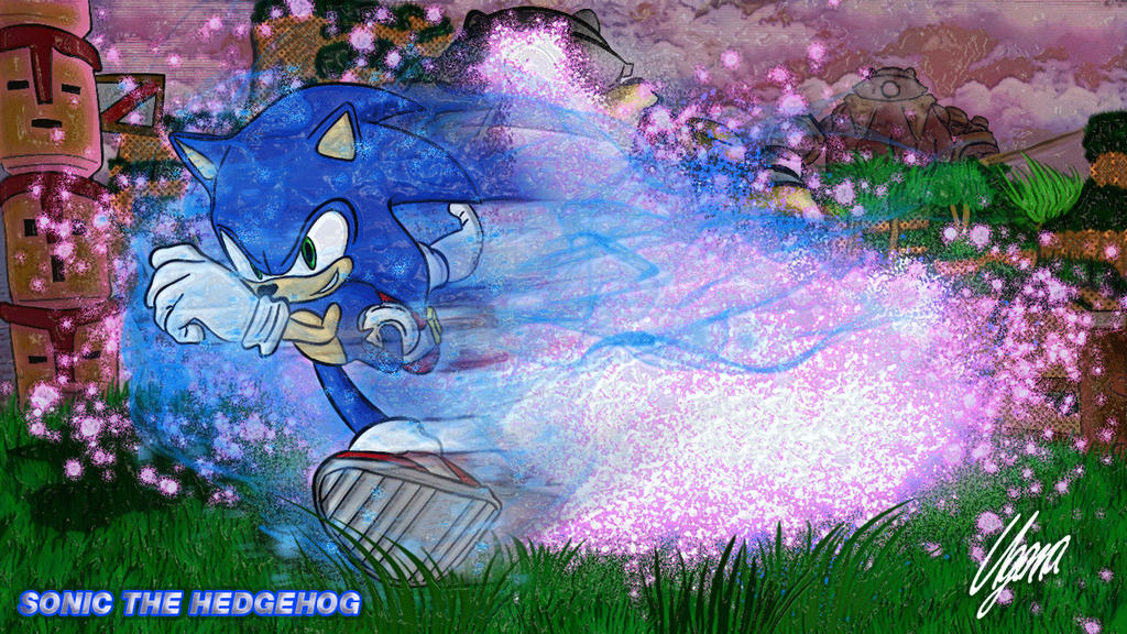 Green Hill Zone Background by HeartinaRosebud on DeviantArt