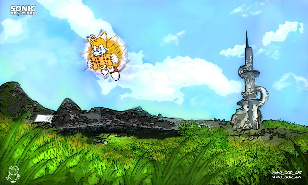 Sonic Frontiers (Tails Concept) Illustration by CosmicBlaster97 on ...