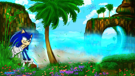 Sonic (Green Hill Digital Art)