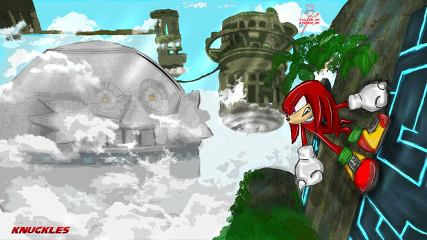 Knuckles (Sky Sanctuary Digital Art)