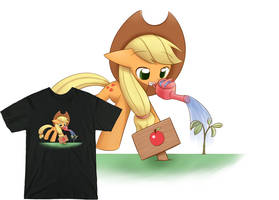 MLP - Applejack (tee sample)