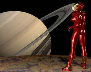 The Girl in The Red Spacesuit