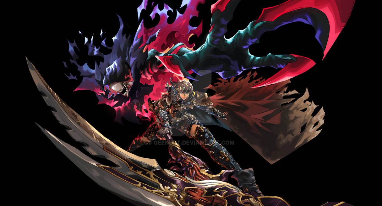 FFXIV Reaper commission by geenurt on DeviantArt