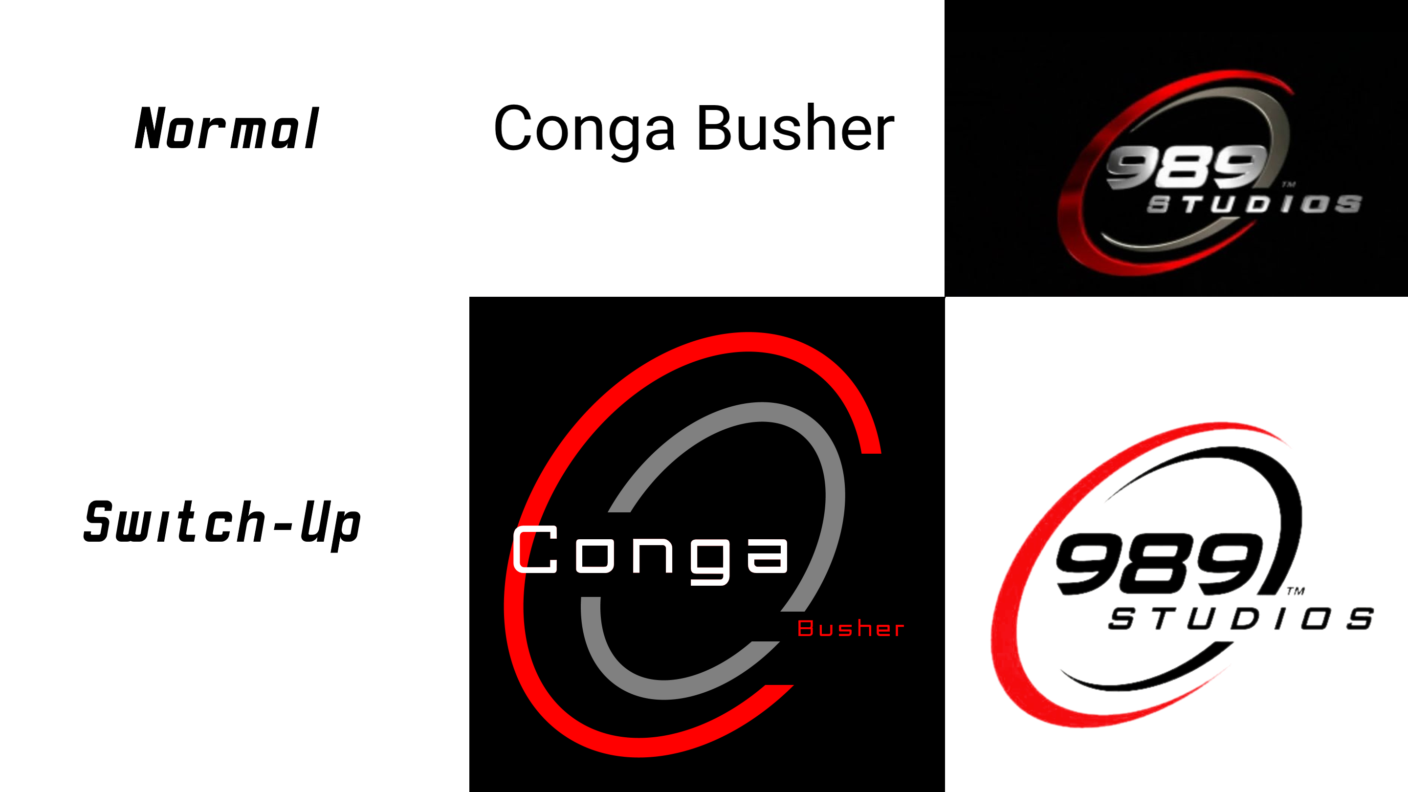 Logo Switch-up 1 Conga Busher and 989 Studios by BlackExplain333 on ...