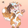 Piebald Cat Cupcake [Trade-Design]