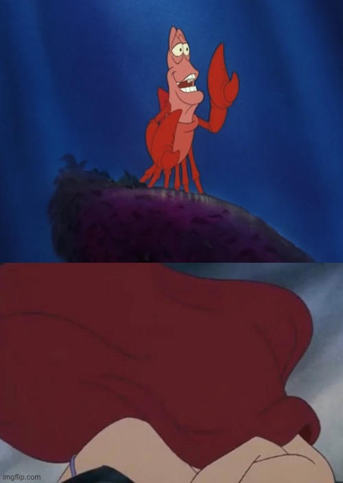 Ariel Cries Over Sebastian By Pinkie900 On DeviantArt ariel-cries-over-sebastian-by-pinkie900-on-deviantart