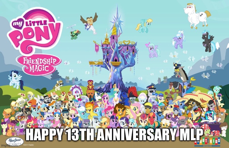 Harmony United - My Little Pony 13th Anniversary by EmeraldBlast63 on  DeviantArt