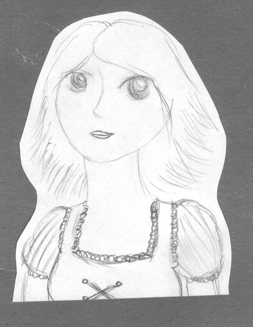 Rapunzel (short hair) Doodle