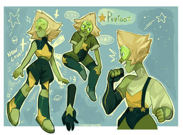 Peridot Crystal Gem Outfit // Speedpaint