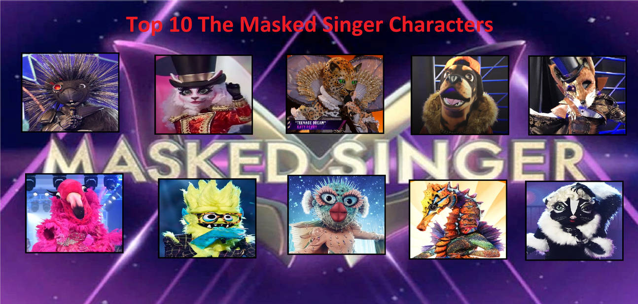 My Top 10 The Masked Singer Characters by VanessaThePanther on DeviantArt