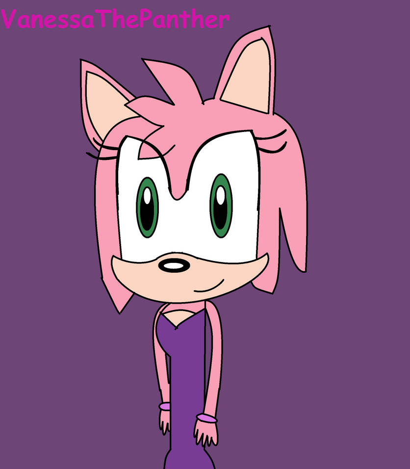 Amy Rose as Maritza by VanessaThePanther on DeviantArt