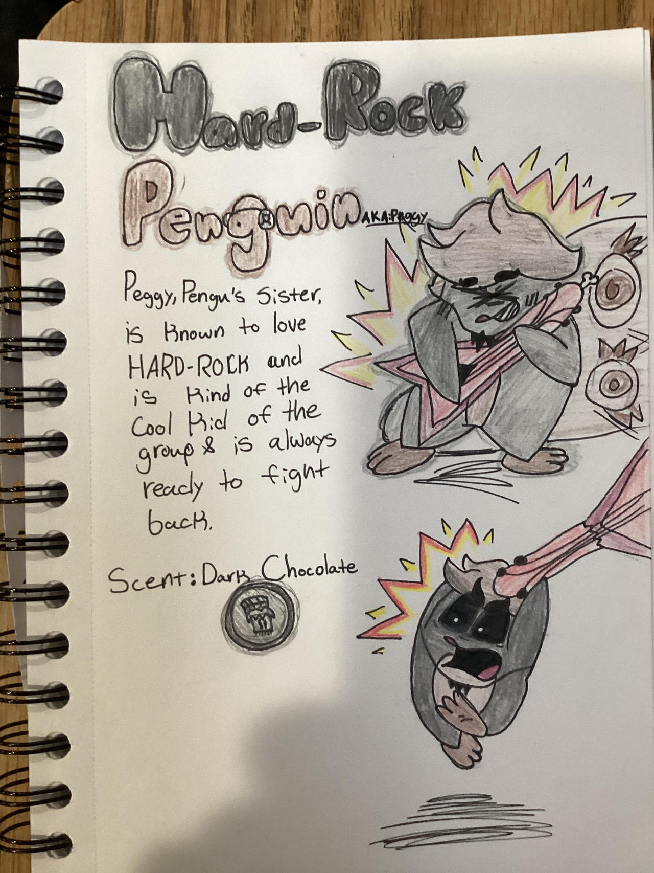 Hard-Rock Penguin/PeggyPenguin by EnzaleoMarz123 on DeviantArt