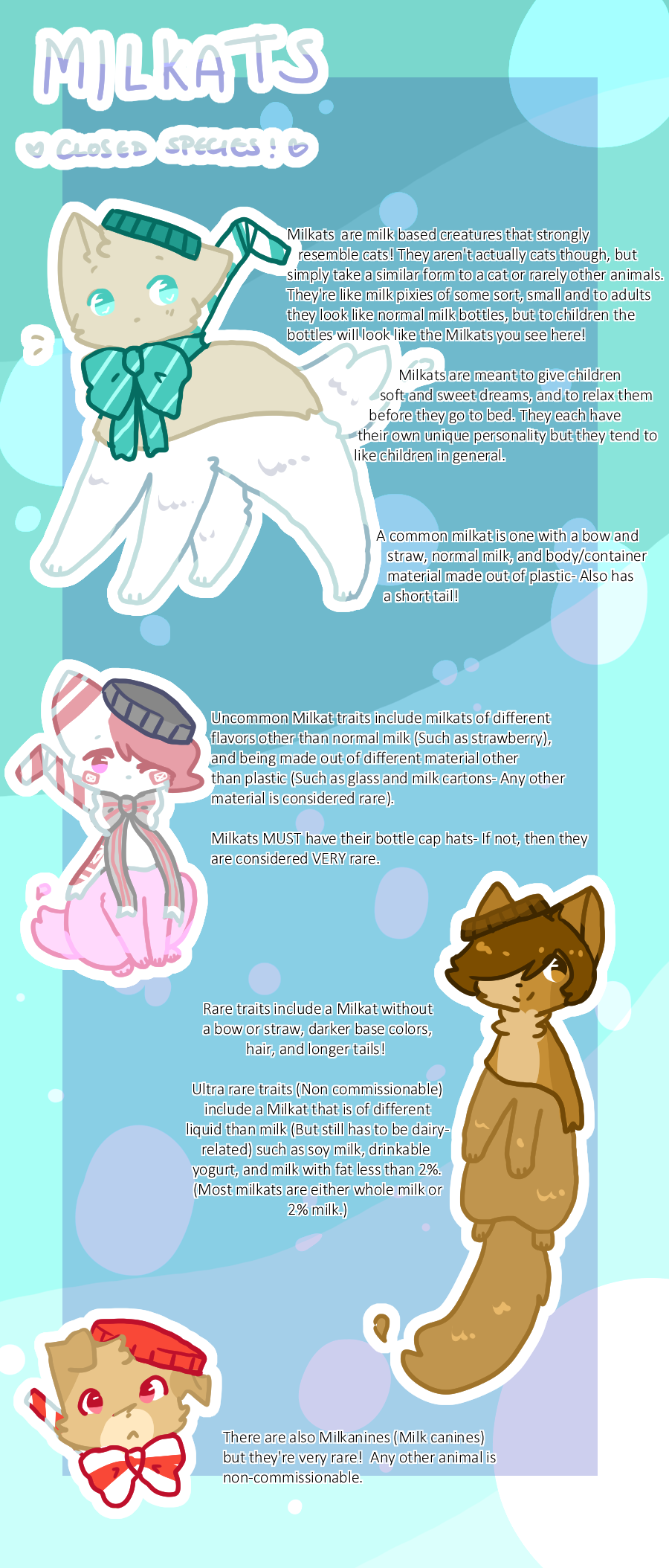 Milkats Species Reference