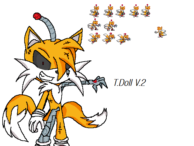 Tails Doll over Metal Sonic [Sonic CD (2011)] [Mods]