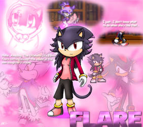 Flare the cat by parrishbroadnax