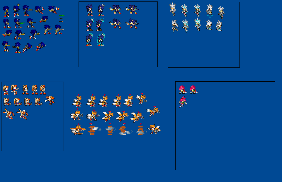 Tails from sonic exe advance sprites by BaysenAhiru427 on DeviantArt