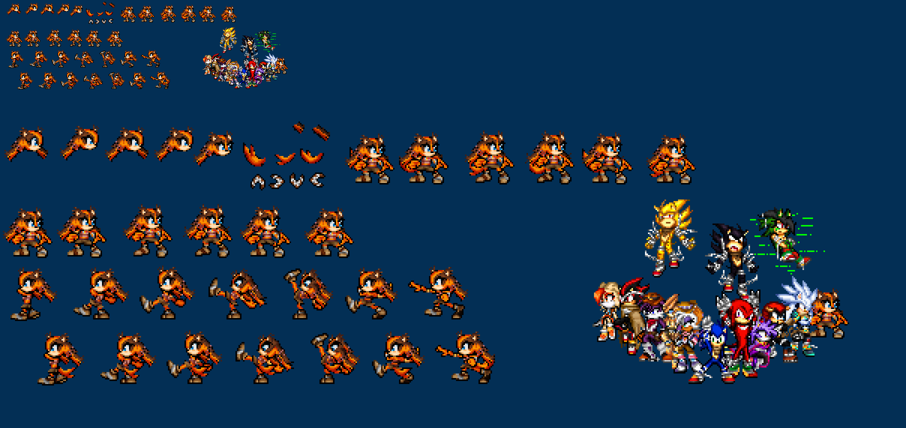 Sonic Sprite sheet variety pack. by parrishbroadnax on DeviantArt