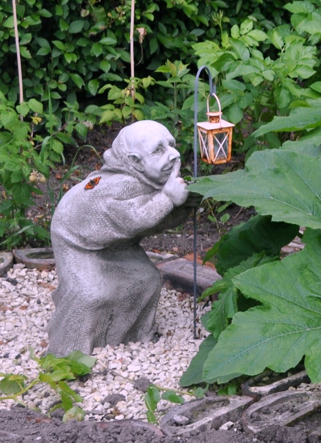 Butterfly on a Monk