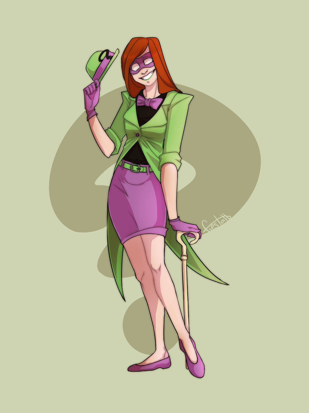 fem!Riddler by FiestaTB on DeviantArt